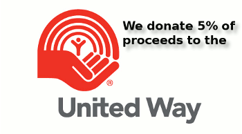 We donate to the United Way